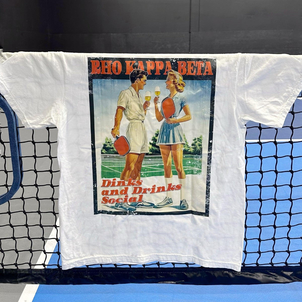 RHO KAPPA BETA Dinks and Drinks Social Tee