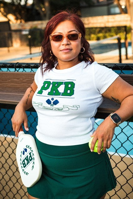 RHO KAPPA BETA PKB Social Club Cropped Baby Doll Tee
