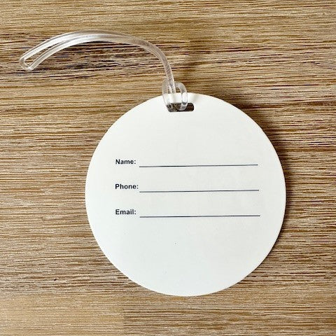 PKB Collegiate-Inspired Vinyl Bag Tag