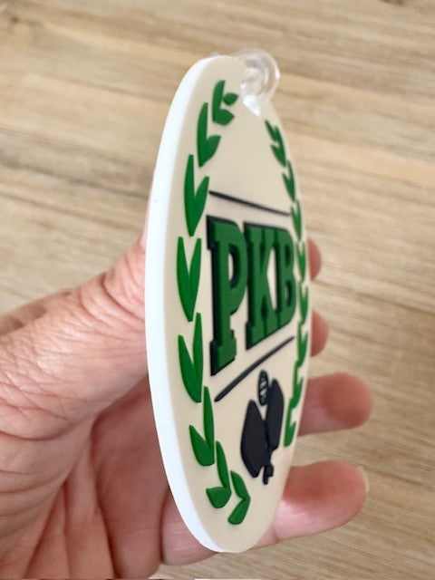 PKB Collegiate-Inspired Vinyl Bag Tag