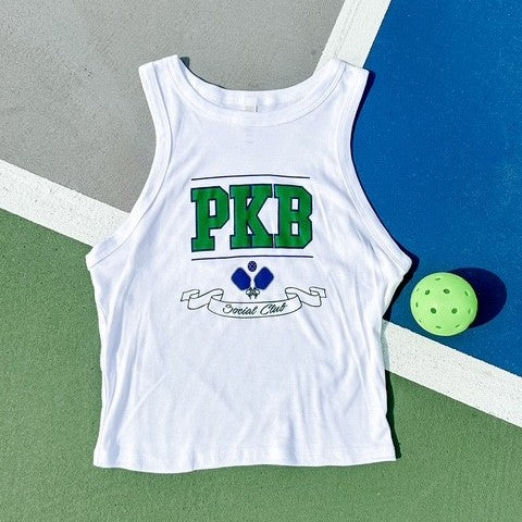 RHO KAPPA BETA PKB Social Club Cropped Baby Doll Tank