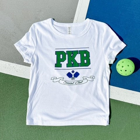 RHO KAPPA BETA PKB Social Club Cropped Baby Doll Tee