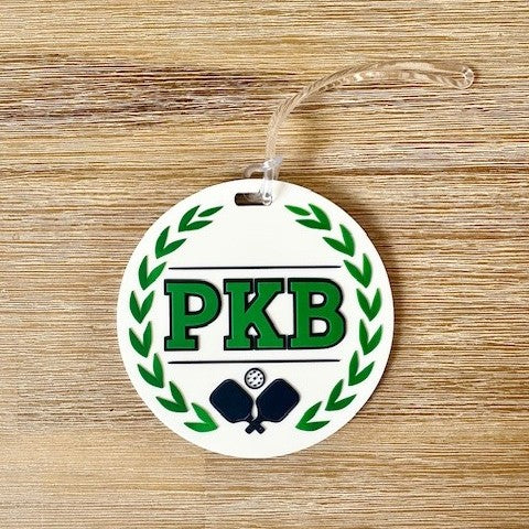 PKB Collegiate-Inspired Vinyl Bag Tag